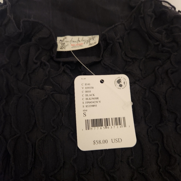 Free People party favor bodysuit size S - Picture 2 of 3